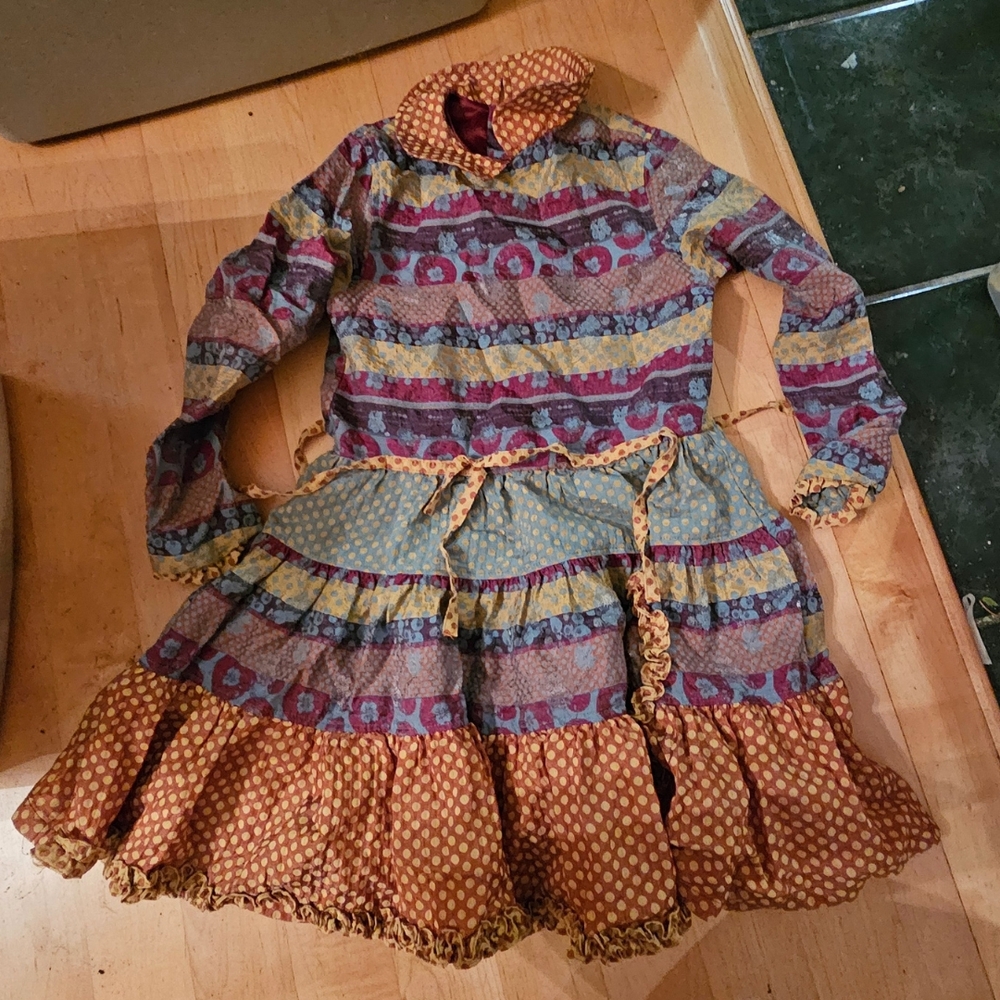 Oilily Ruffle Dress Tiered